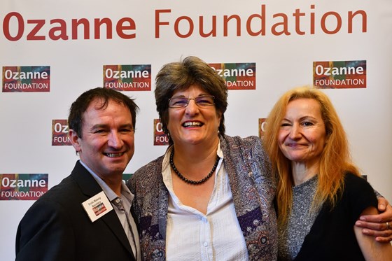 Colin & Libby at launch of Ozanne Foundation