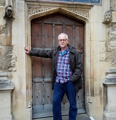 Peter enjoying Oxford