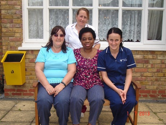 Staff at Ealing Manor Nursing Home