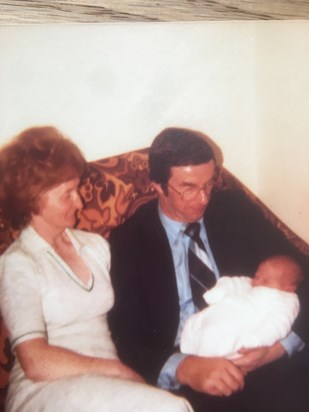 Des holding Andrew Gilbert as a baby.AE6F24CF B8E5 4737 A0EB 675A525176FE