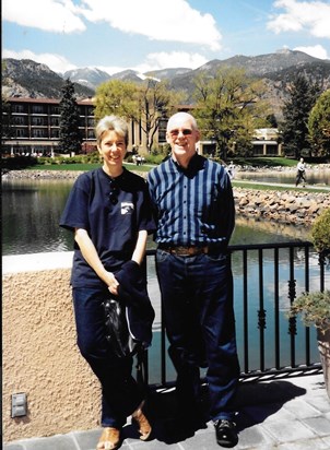 2003 Visiting the Coumbe's in Colorado Springs.