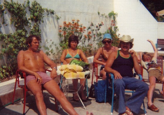 Mam, Dad, Joan & Val (with Valfrid) circa 1973