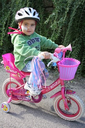 Laoise loved her pink bike