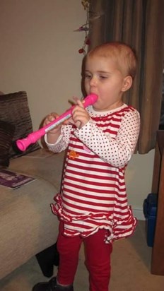 Peppa pig recorder at Rhys' House in Bristol