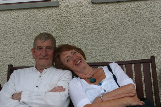 Mum and Dad at a party at The Croft