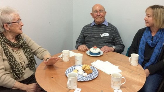 MC celebrates his 85th  birthday at Dementia Club UK