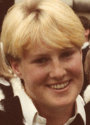 katy at her graduation, 1984