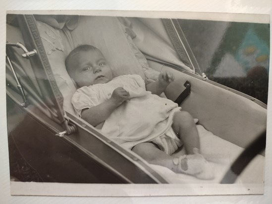 Brian as a baby, from Jim's album.