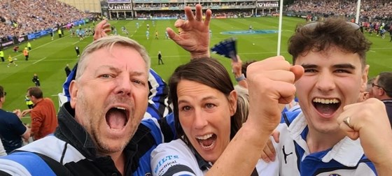 Bath v Sale 2024 at the Rec. Off to Twickenham!