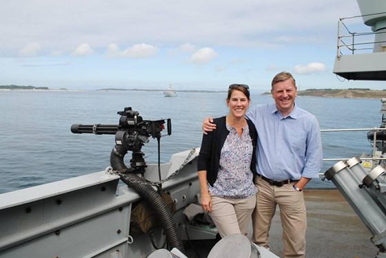 HMS Somerset - Scilly Regatta 