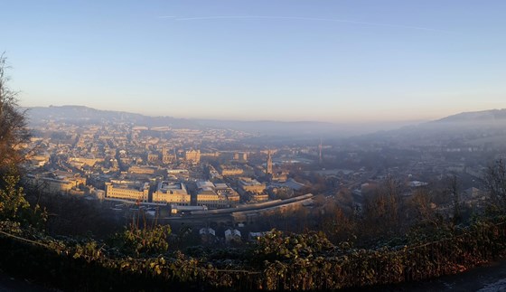 Bath view from Beechen Cliff 