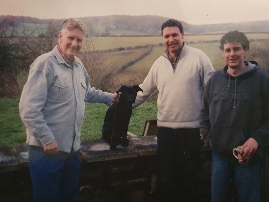 Bob, Arthur, Paul and Graham in Wales