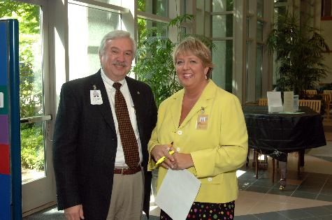Alison & her CEO at Evergreen Hospital-2006