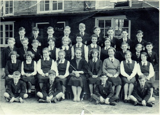 David and Lynn 1959, first year in Plaistow Grammar School, East London
