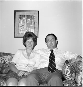 Fred and Christine in the mid-1970s