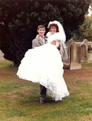 Our Wedding day 23rd September 1989