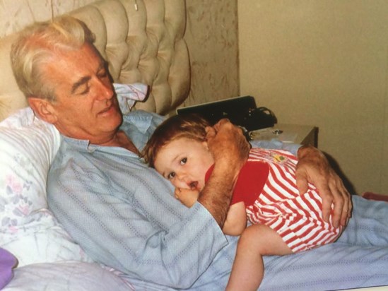 Young Jessica with her beloved Poppie x