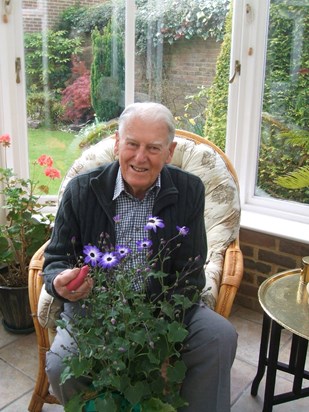 He loved (not lived!) his garden too! 