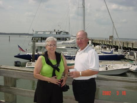 Brian & Janis Visiting Hilton Head Island In 2002