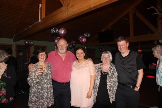 Me with my mum and dad plus Auntie Anne & Uncle Neil at my 30th. March 2015