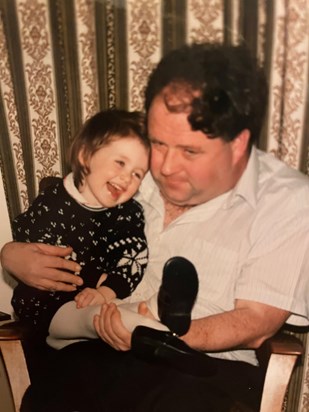 Uncle Neil & I 1991.