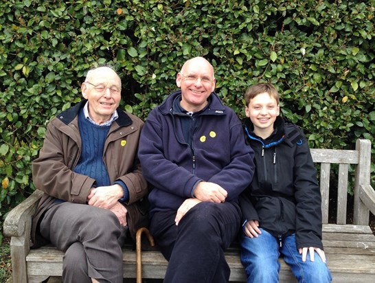 Three generations, April 2015