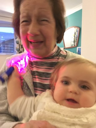Crazy Milly making Nanny laugh