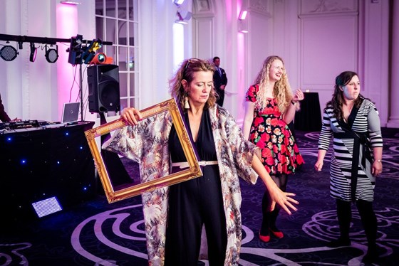 Helen - at the Museums and Heritage Awards 2018. Last one standing on the after show dance party.