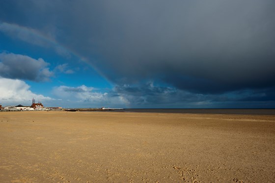 Rainbow over Gorleston Beach