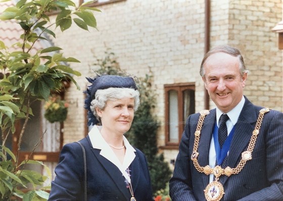 The Mayor and Mayoress of Godmanchester 1987