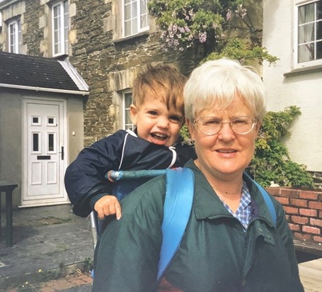 With Eirinn in Cornwall 1999