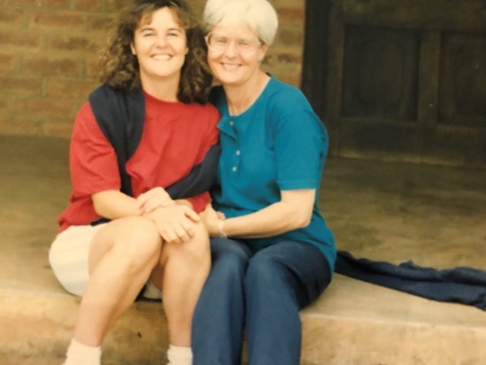 With Sue at Nkhoma, Malawi 1993