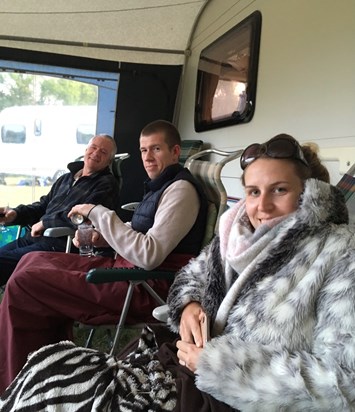 Chilly caravanning 