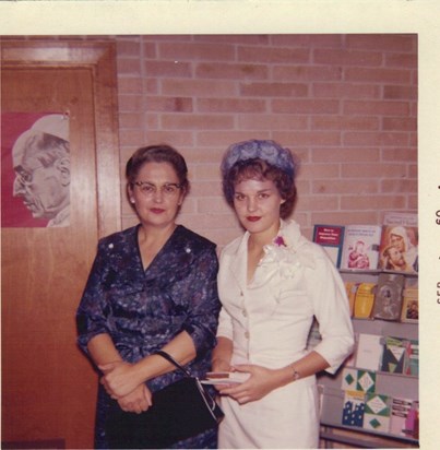 Julia and daughter Dottie Sept. 1960