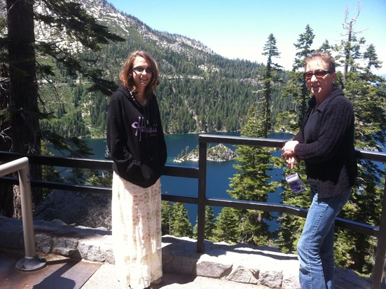 Susie and Jaz at Lake Tahoe