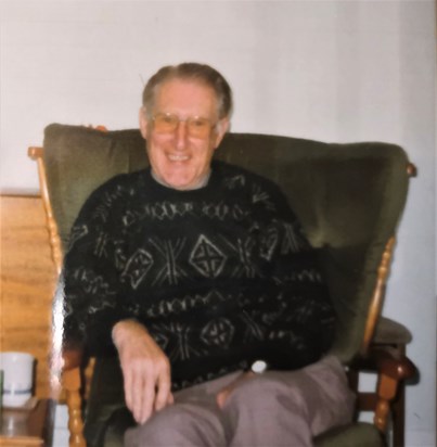 Bob at home in Dewsbury 1997