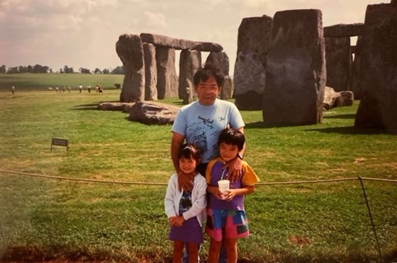 Family reunion in early 90's - Stonehenge