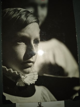 As a choir boy at Winchester Cathedral