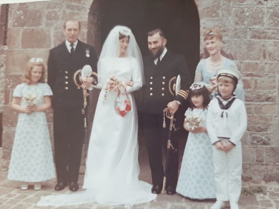 Wedding day 1970