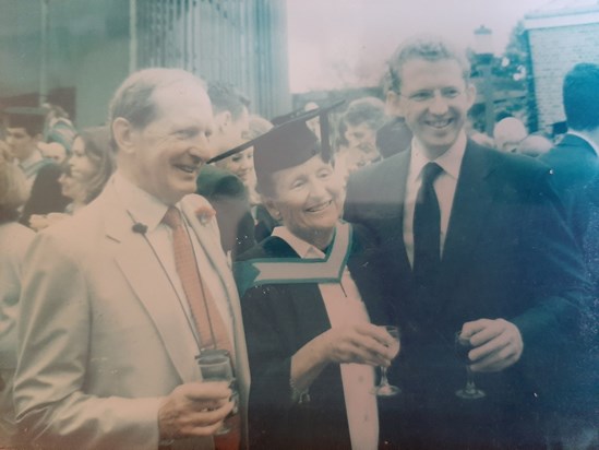 Mum's graduation at Exeter Uni 1997