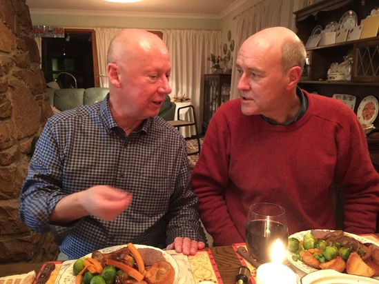 Anthony with my husband Mike at his mother’s 90th birthday party