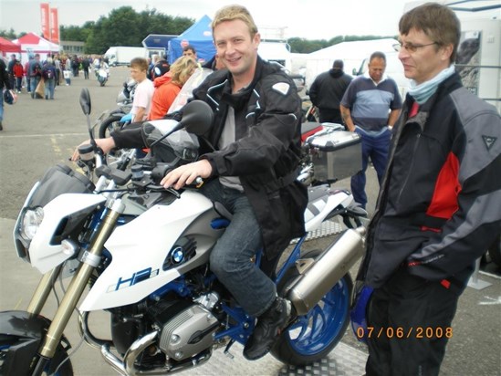 Tim and Mike at Donington park