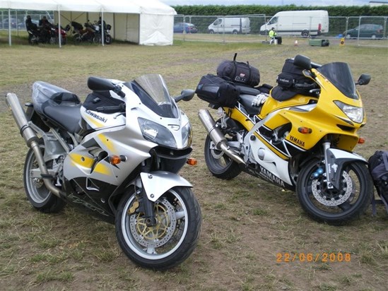 Our bikes at MotoGP 2008