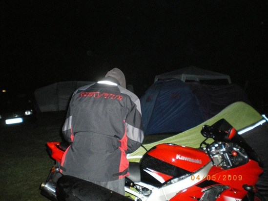 Camping at Oulton Park British Superbikes