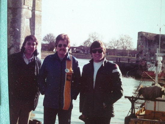 France 1986 on way to Spain. Bill Graham and Paul