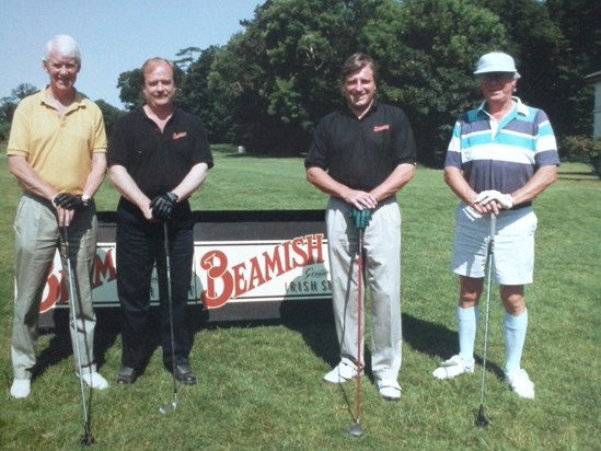 Beamish golf day. Phil Harding, Nigel Ashton, Paul & Bill