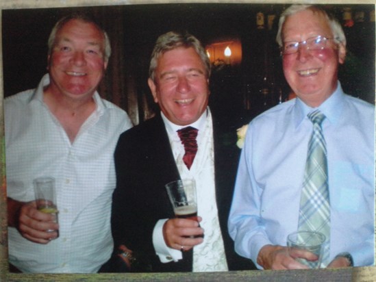 With Lawrie & Paul at Hannah's wedding 2009, Ruithin Castle. North Wales
