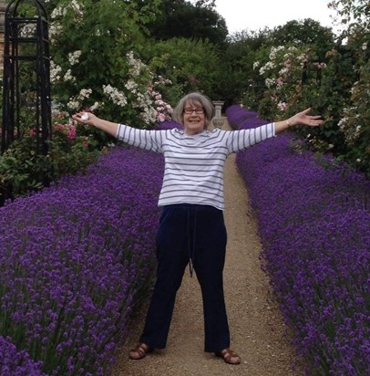 Mary Lavender Arms Up