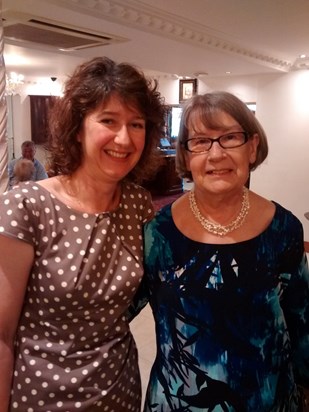 Mary's 70th-a special day with my godmother.