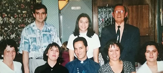 All the family together 23 years ago